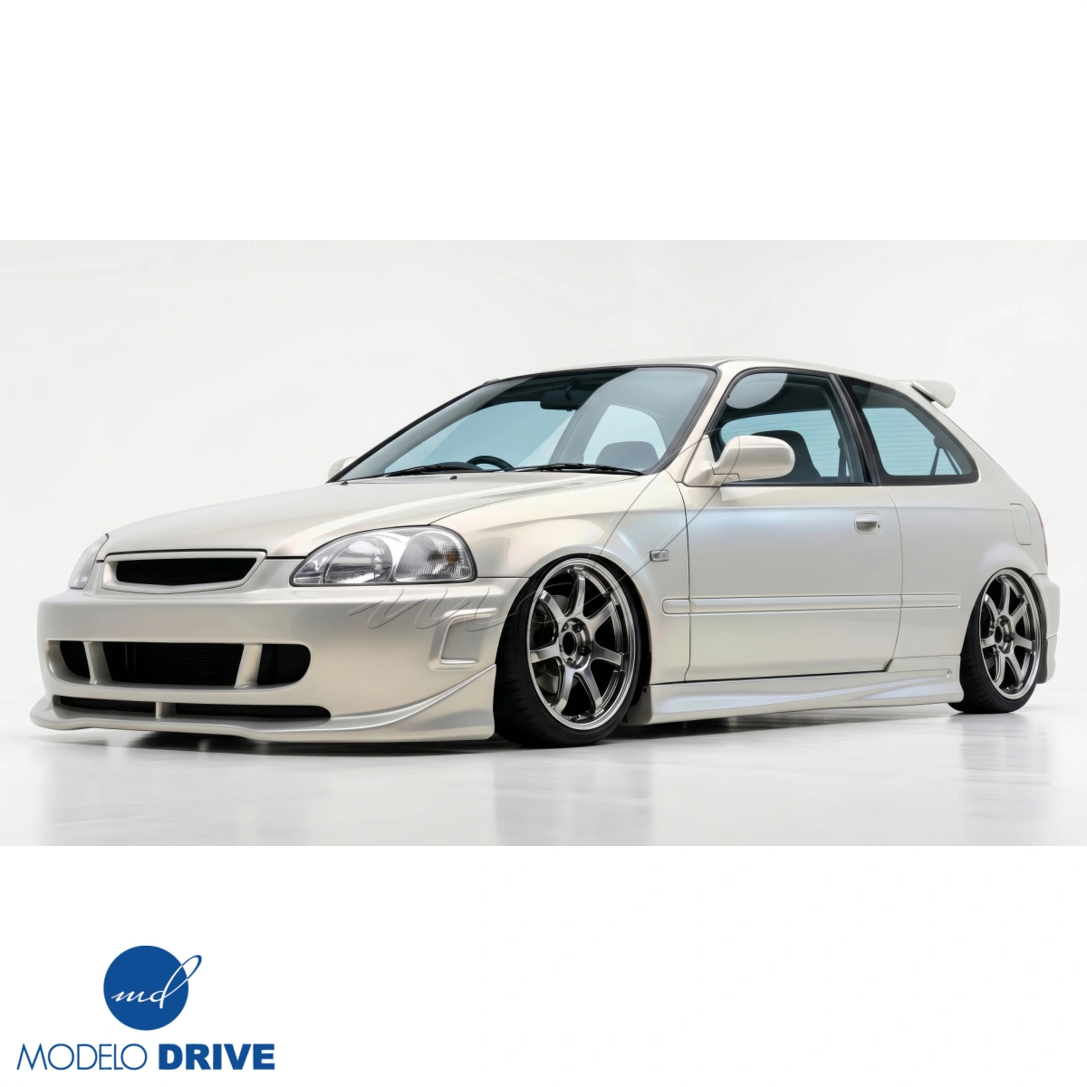Modify your Honda Civic 1996 with our Exterior/Front Bumpers - 10