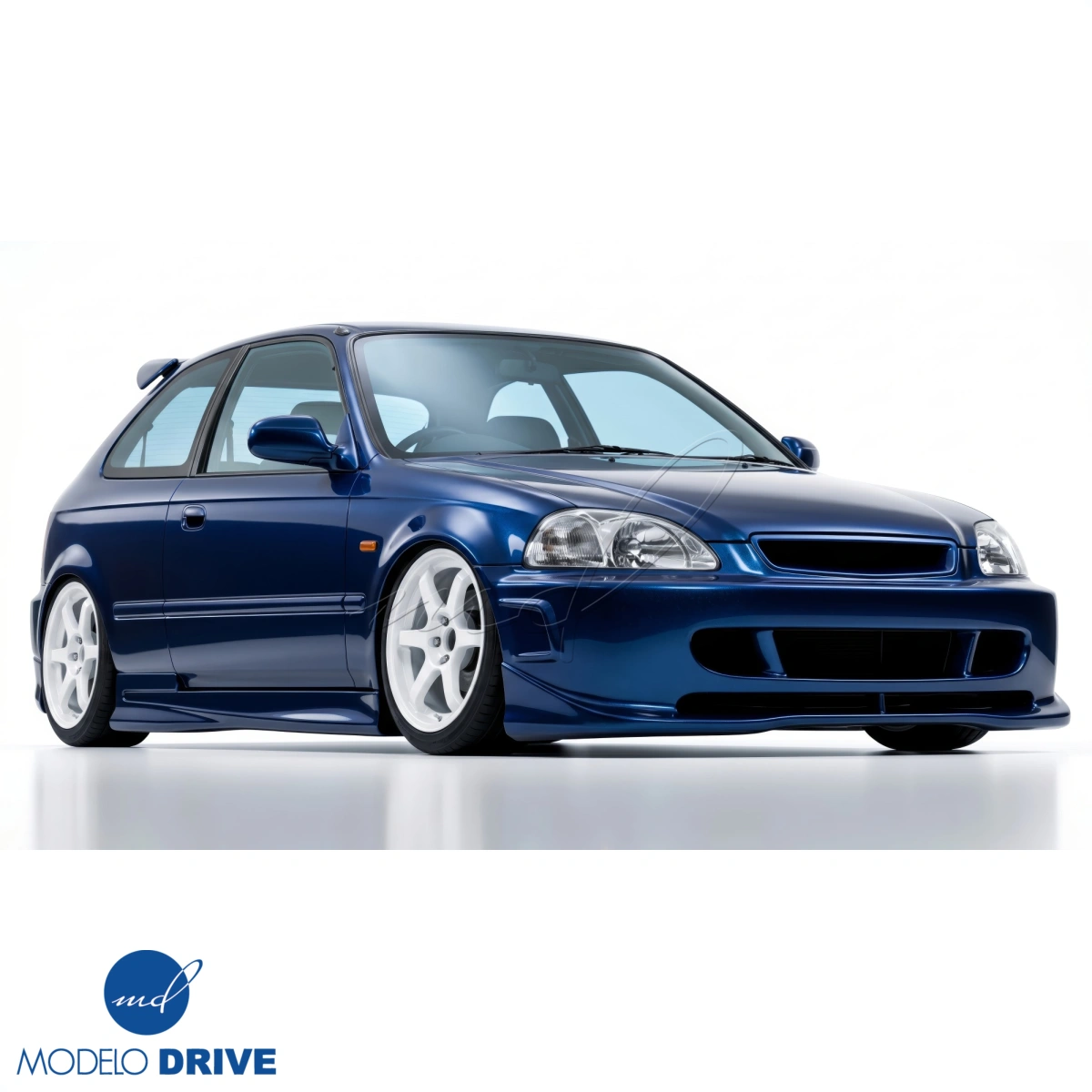 Modify your Honda Civic 1996 with our Exterior/Front Bumpers - 25
