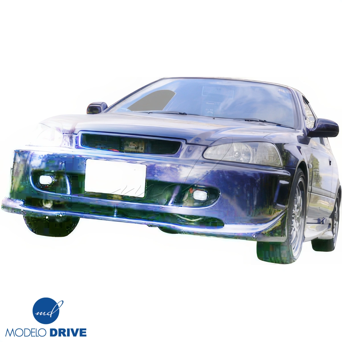 Modify your Honda Civic 1996 with our Exterior/Front Bumpers - 30