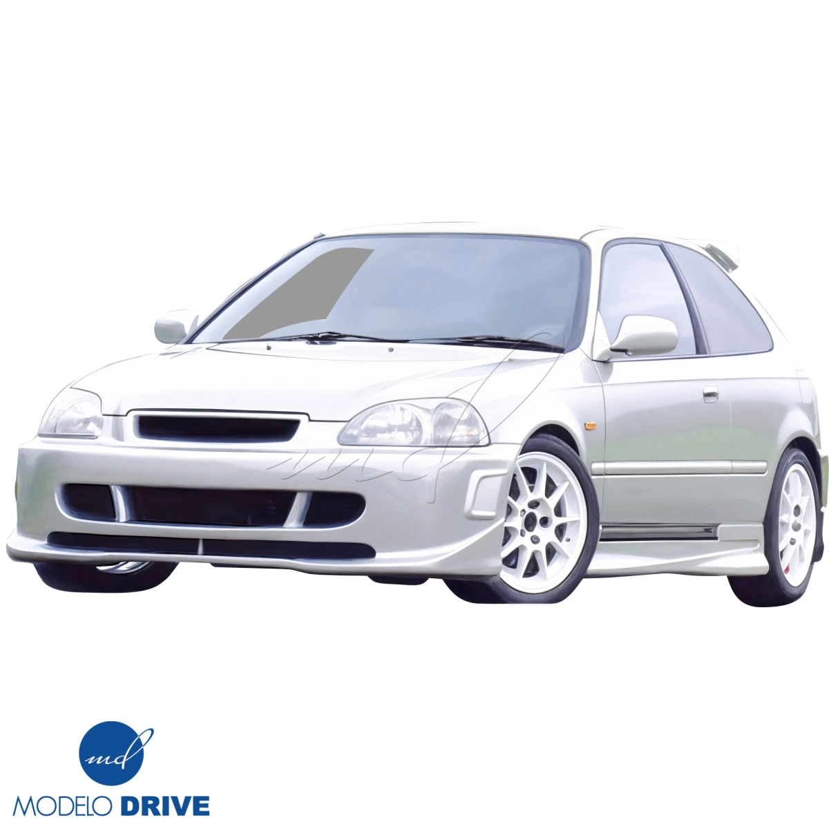 Modify your Honda Civic 1996 with our Exterior/Side Skirts - 11