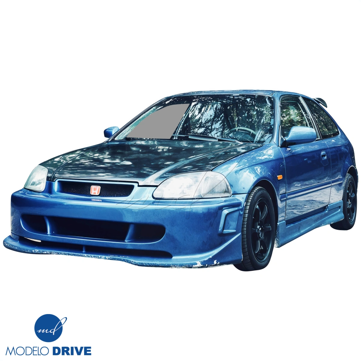 Modify your Honda Civic 1996 with our Exterior/Side Skirts - 22