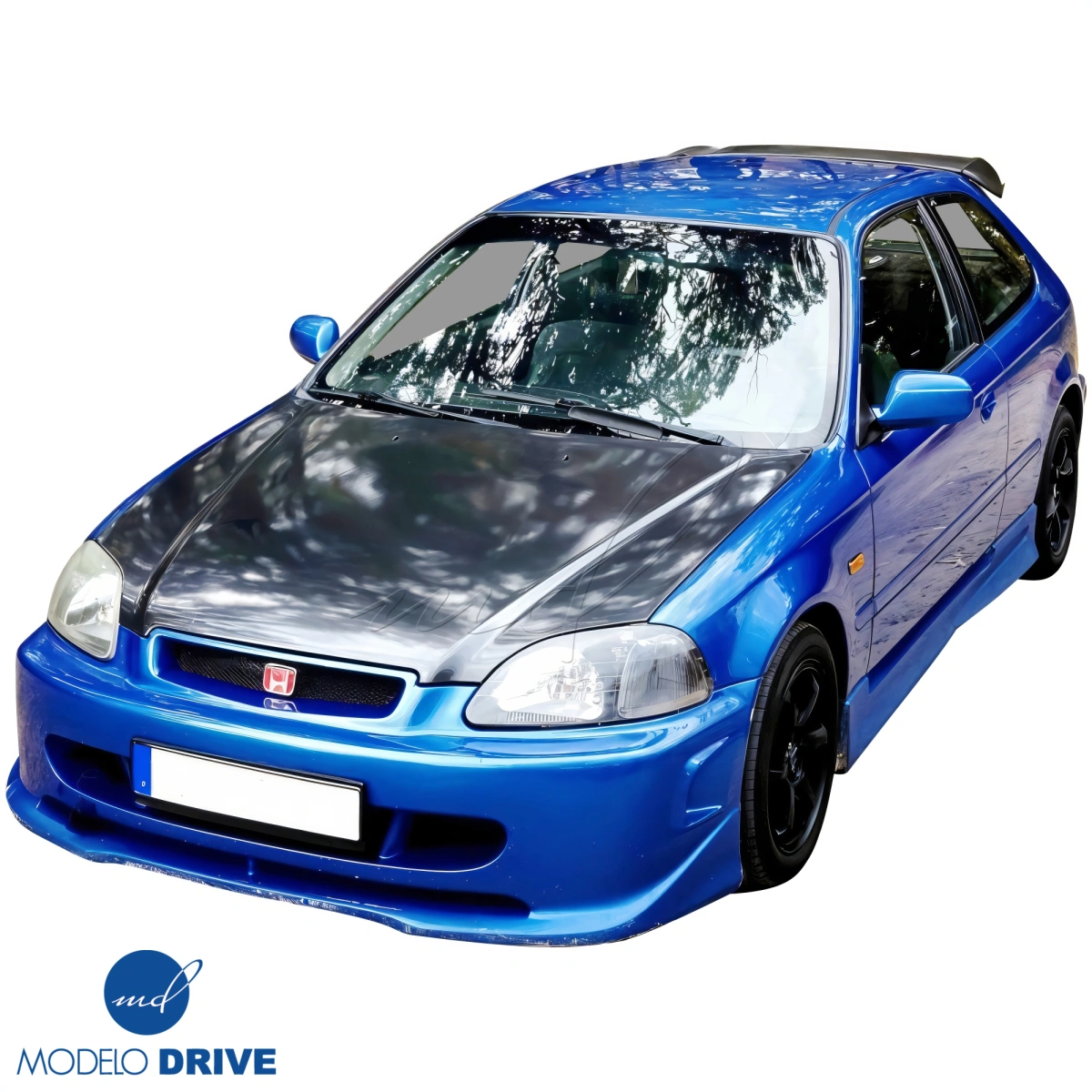 Modify your Honda Civic 1996 with our Exterior/Side Skirts - 23