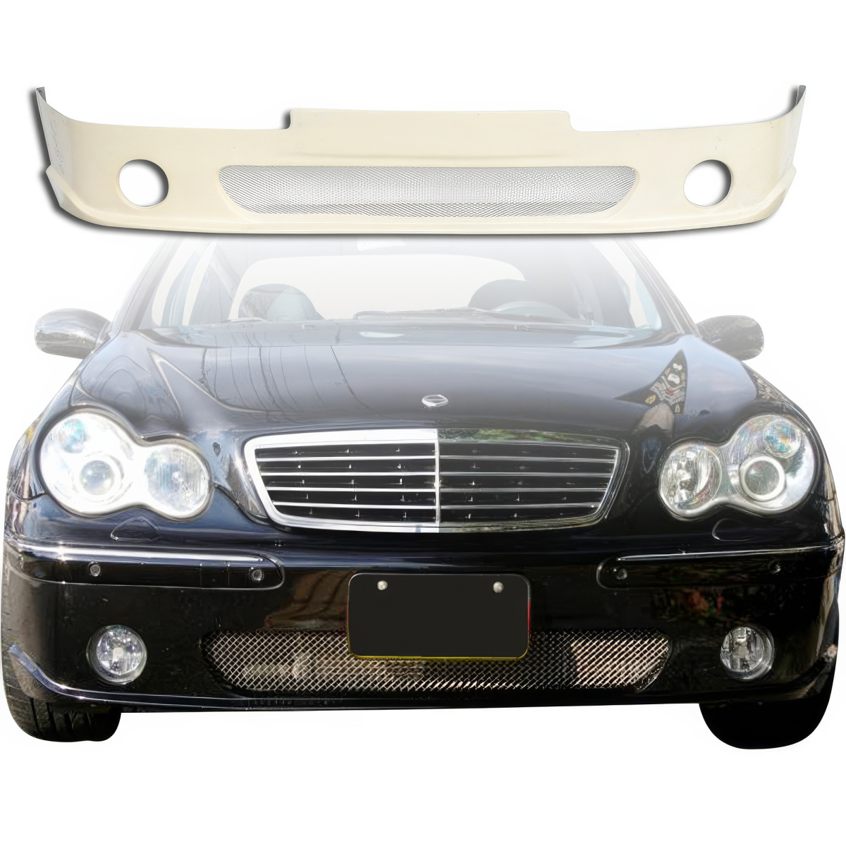 Modify your Mercedes-Benz C-Class 2001 with our Exterior/Front Bumpers -