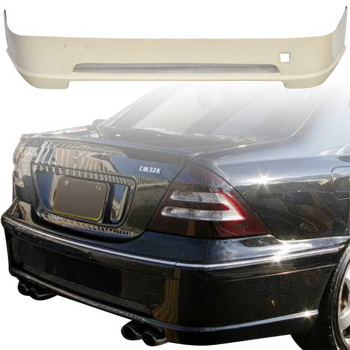 Modify your Mercedes-Benz C-Class 2001 with our Exterior/Rear Lips - 