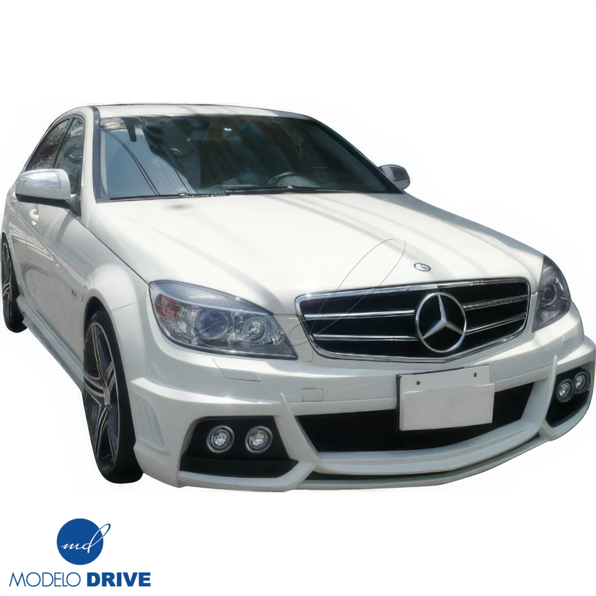 Modify your Mercedes-Benz C-Class 2008 with our Exterior/Front Bumpers - 2