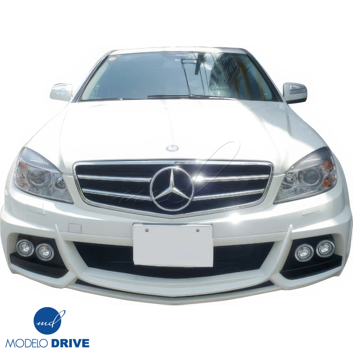 Modify your Mercedes-Benz C-Class 2008 with our Exterior/Front Bumpers - 3