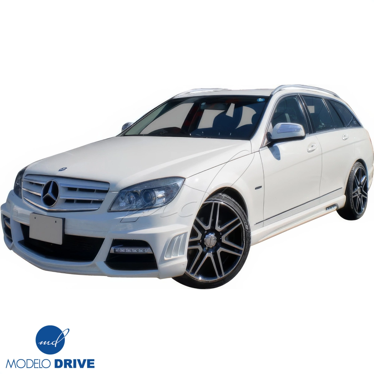 Modify your Mercedes-Benz C-Class 2008 with our Exterior/Front Bumpers - 6