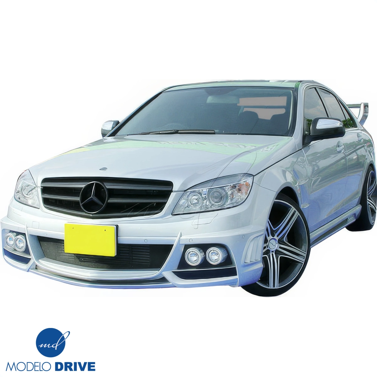 Modify your Mercedes-Benz C-Class 2008 with our Exterior/Front Bumpers - 11