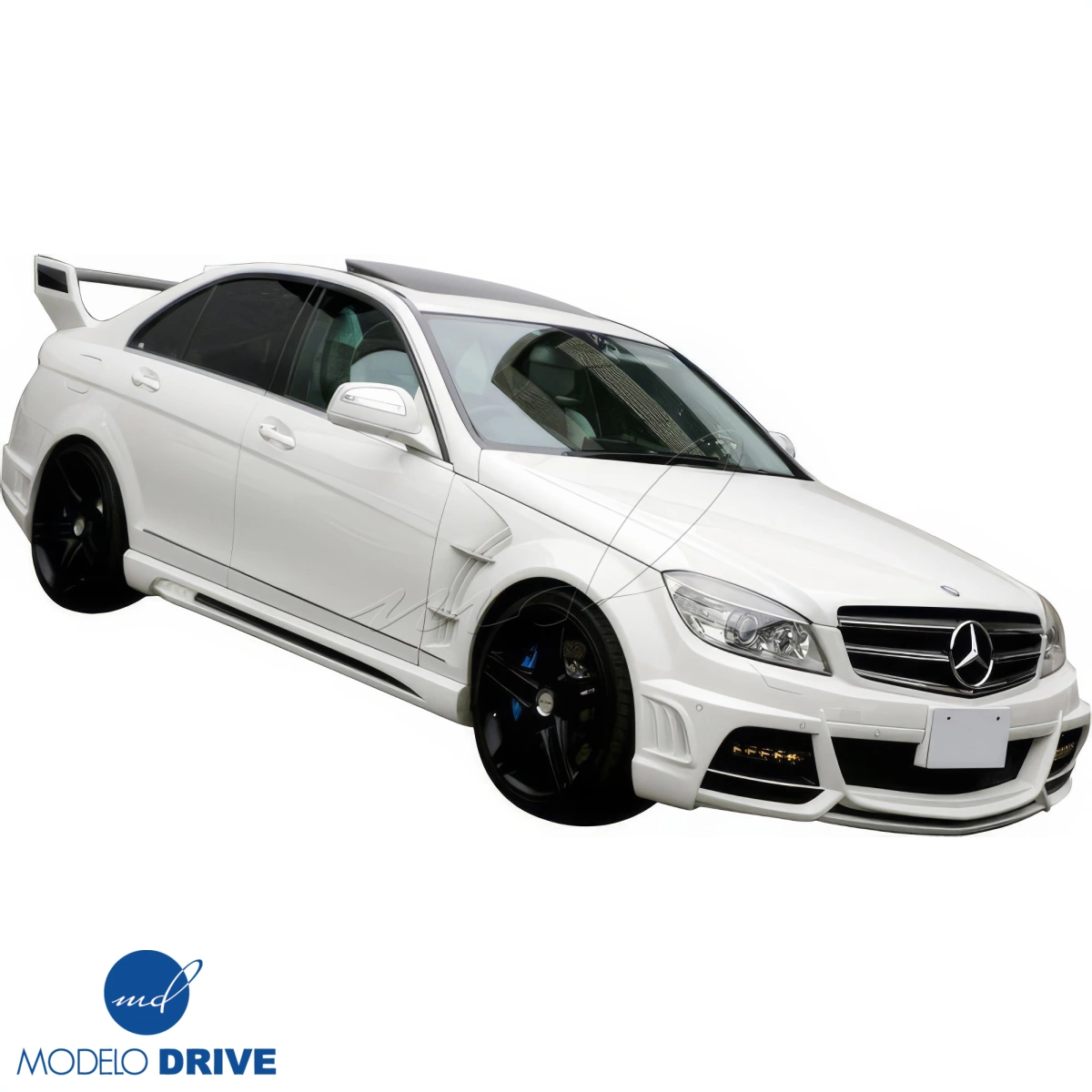 Modify your Mercedes-Benz C-Class 2008 with our Exterior/Side Skirts - 4