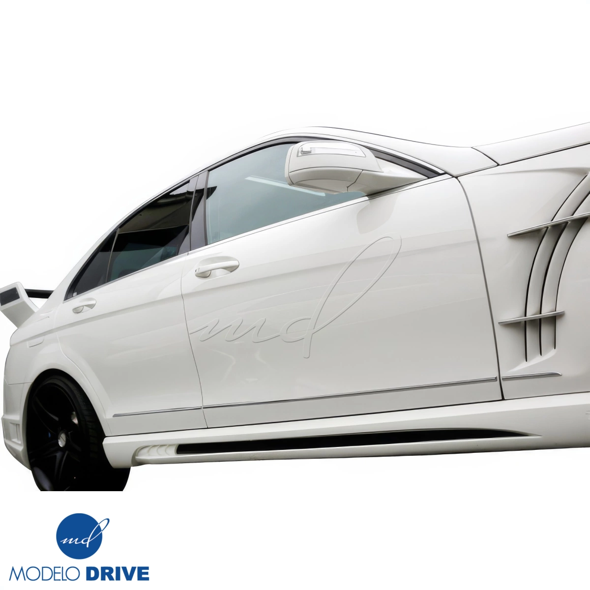 Modify your Mercedes-Benz C-Class 2008 with our Exterior/Side Skirts - 5