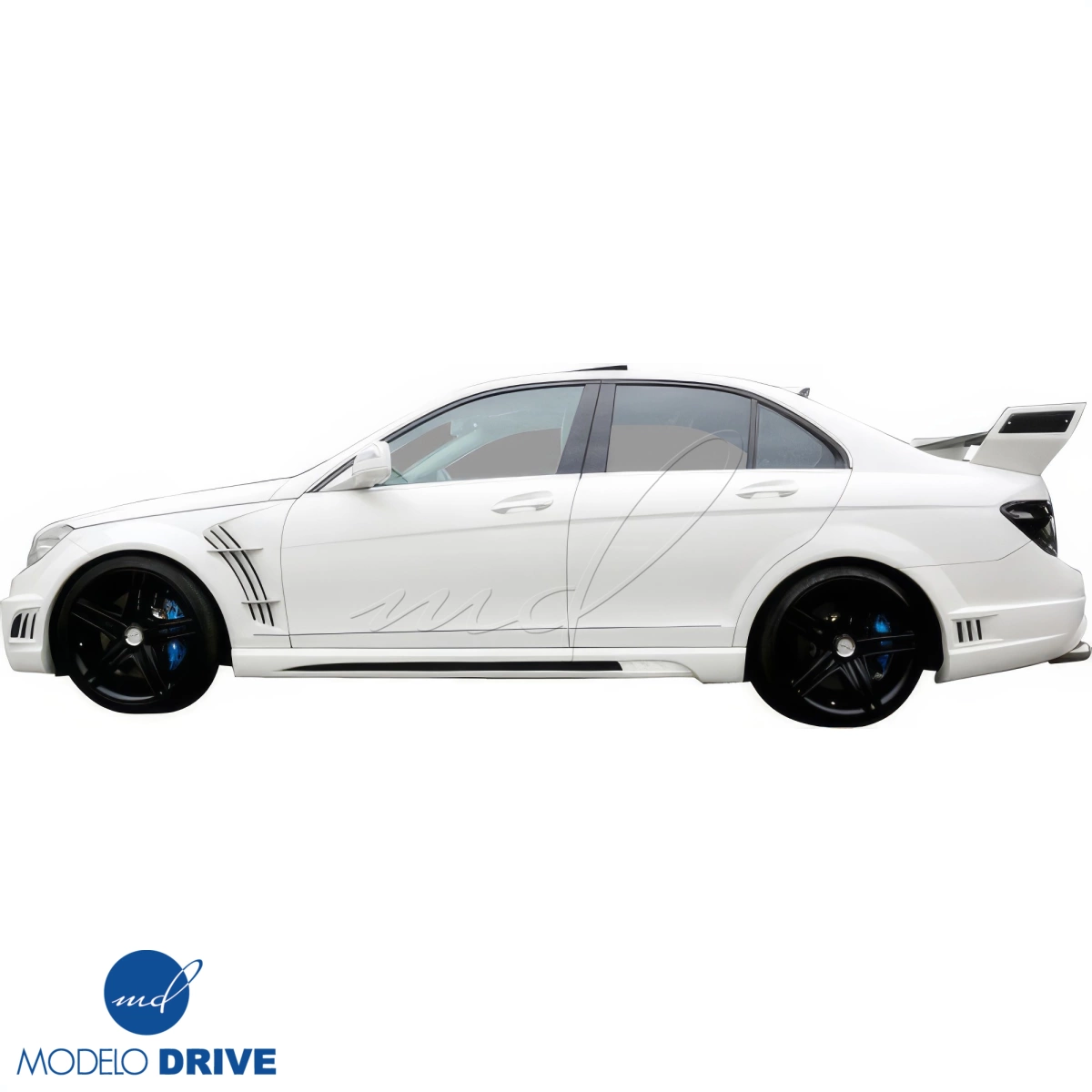 Modify your Mercedes-Benz C-Class 2008 with our Exterior/Side Skirts - 6