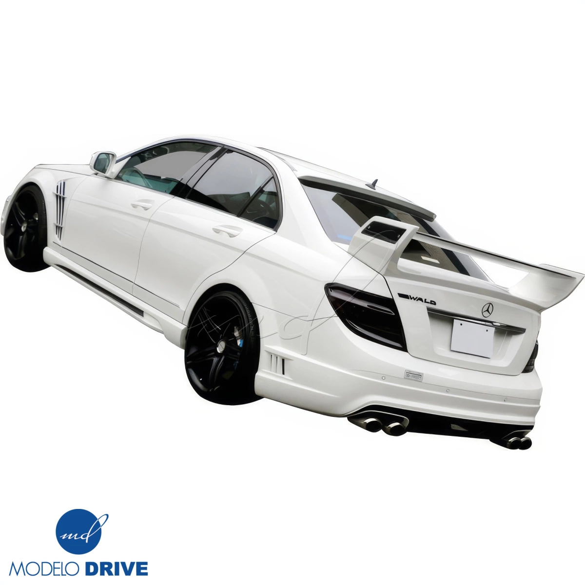 Modify your Mercedes-Benz C-Class 2008 with our Exterior/Side Skirts - 10