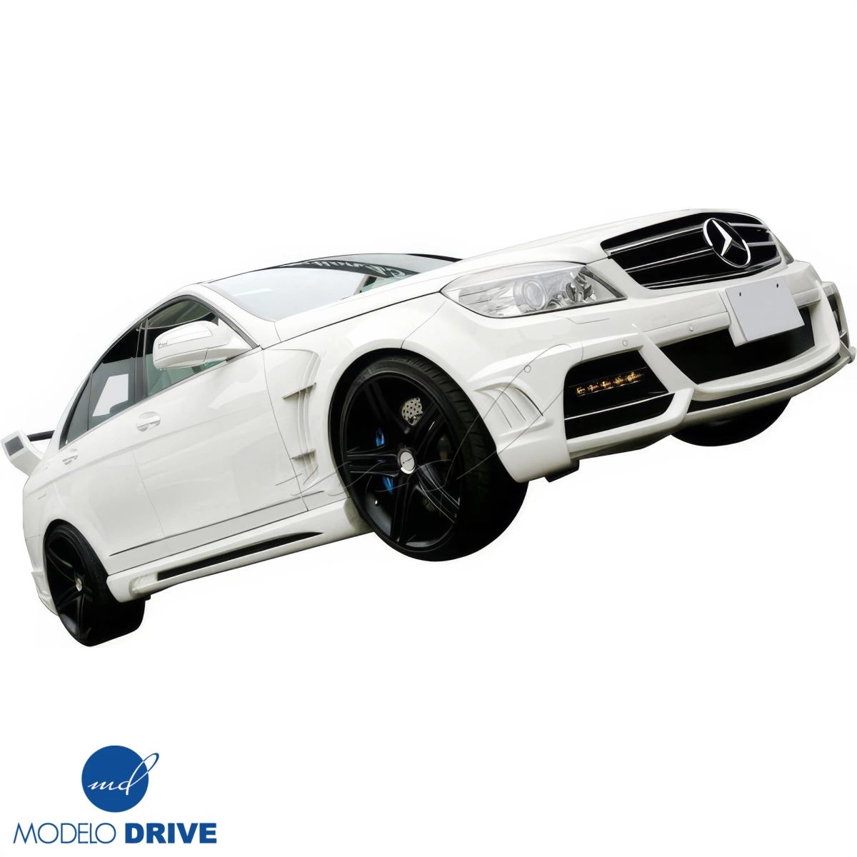 Modify your Mercedes-Benz C-Class 2008 with our Exterior/Side Skirts - 11
