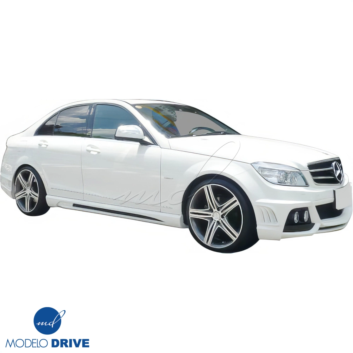 Modify your Mercedes-Benz C-Class 2008 with our Exterior/Side Skirts - 14