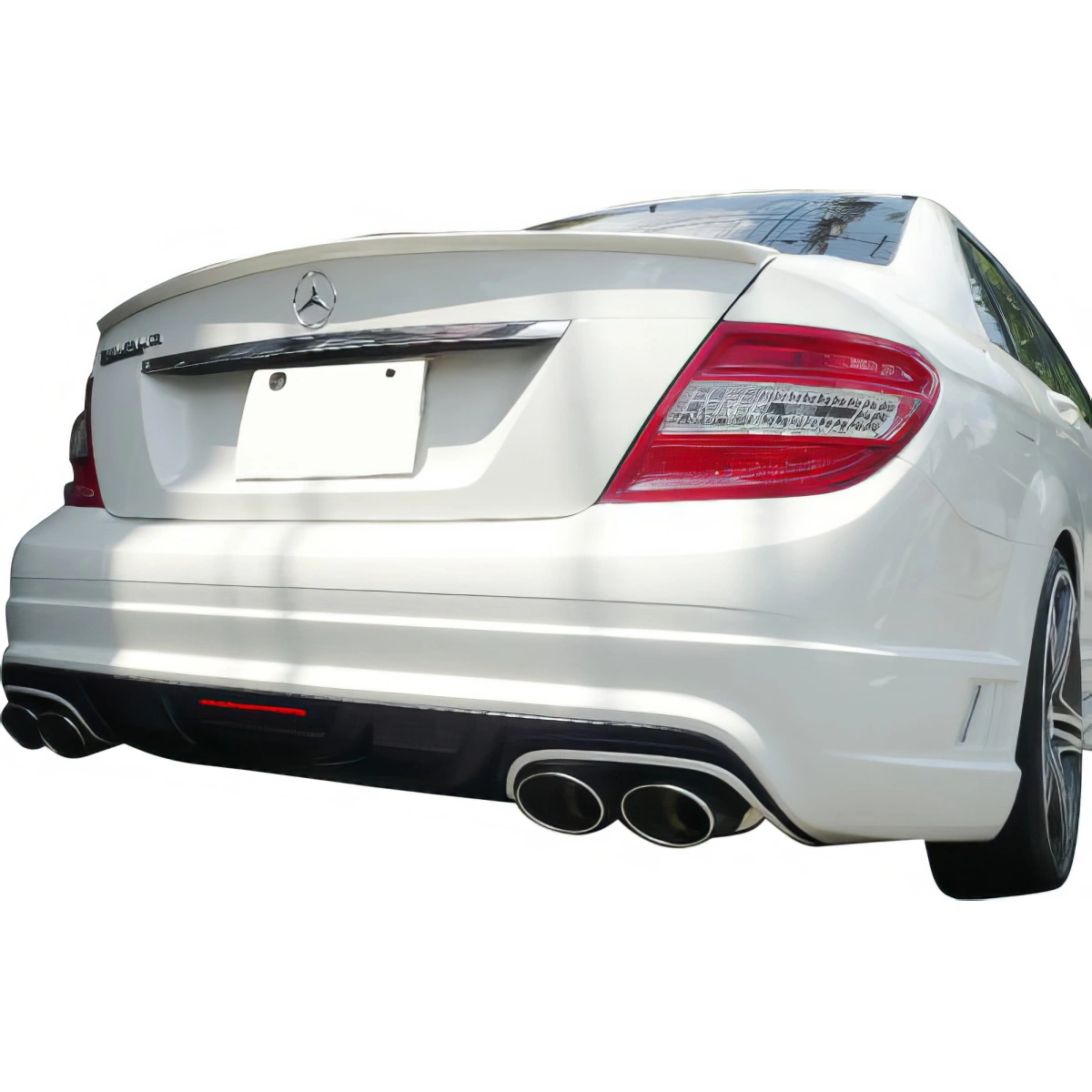 Modify your Mercedes-Benz C-Class 2008 with our Exterior/Rear Bumpers - 1