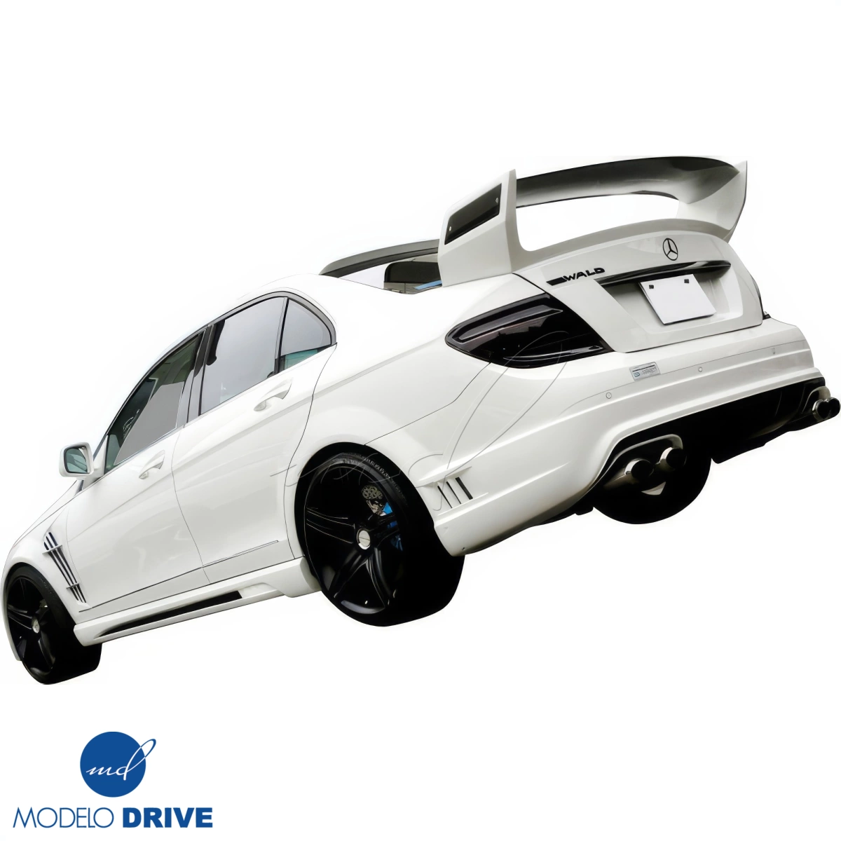 Modify your Mercedes-Benz C-Class 2008 with our Exterior/Rear Bumpers - 4