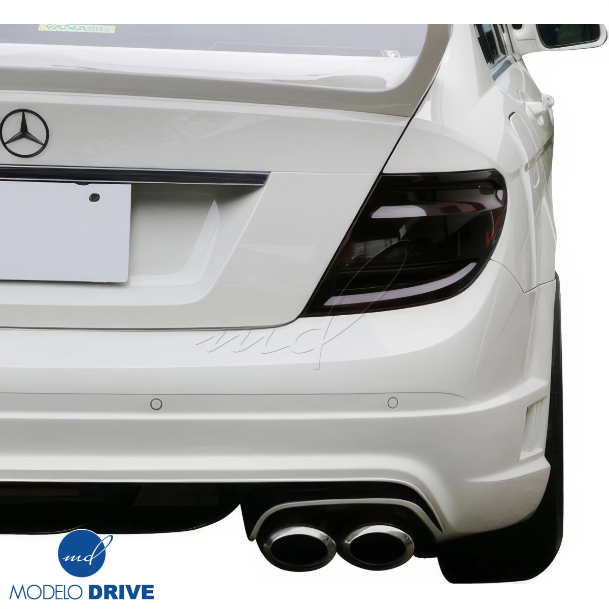 Modify your Mercedes-Benz C-Class 2008 with our Exterior/Rear Bumpers - 7