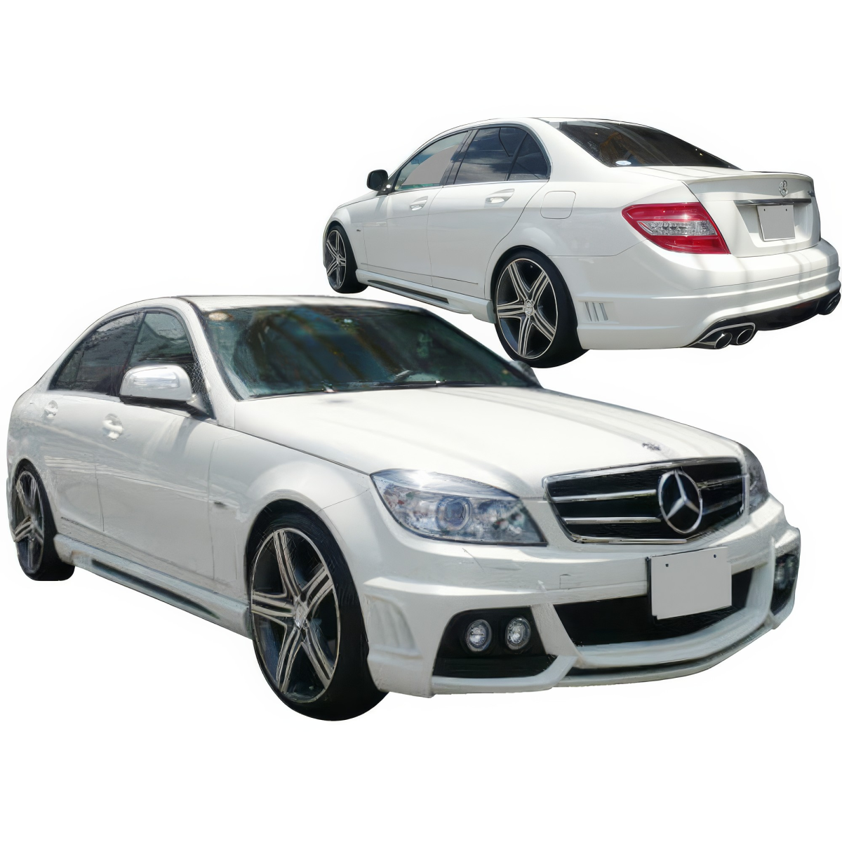 Modify your Mercedes-Benz C-Class 2008 with our Exterior/Complete Body Kits - 