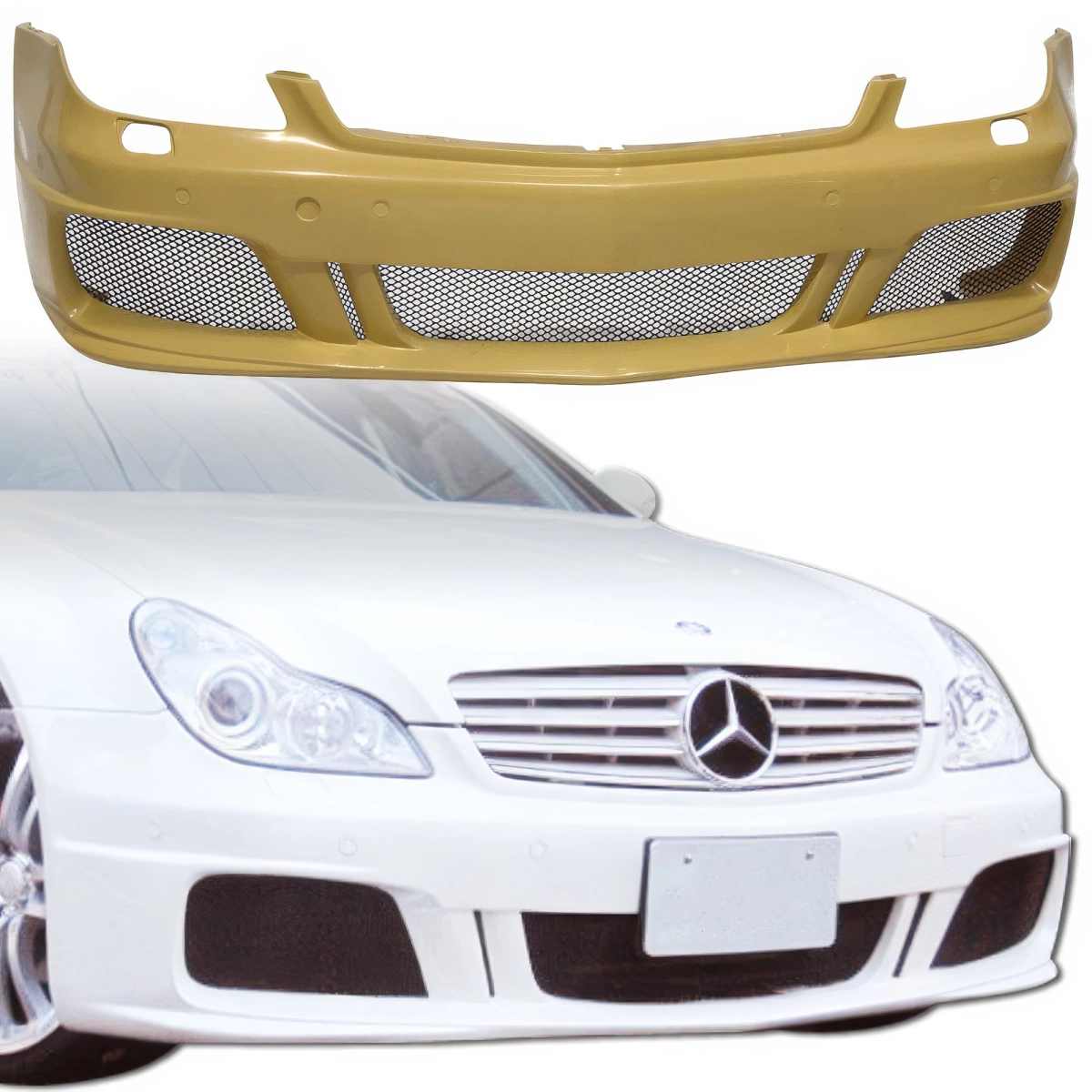 Modify your Mercedes-Benz CLS-Class 2006 with our Exterior/Front Bumpers - 1