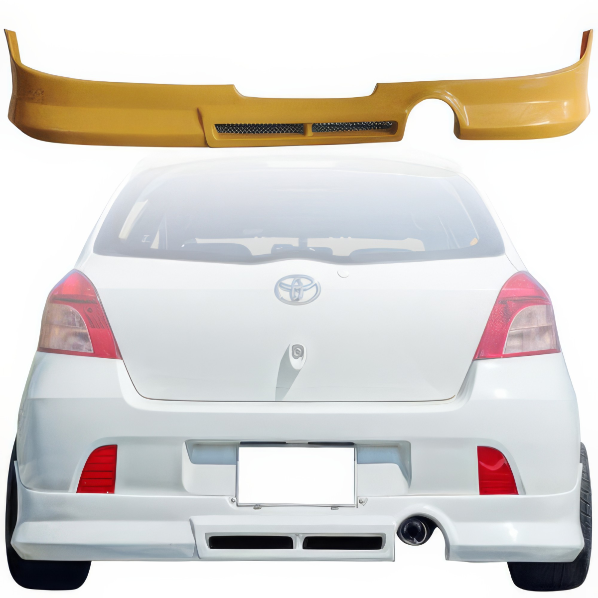 Modify your Toyota Yaris 2007 with our Exterior/Rear Bumpers or Lips - 