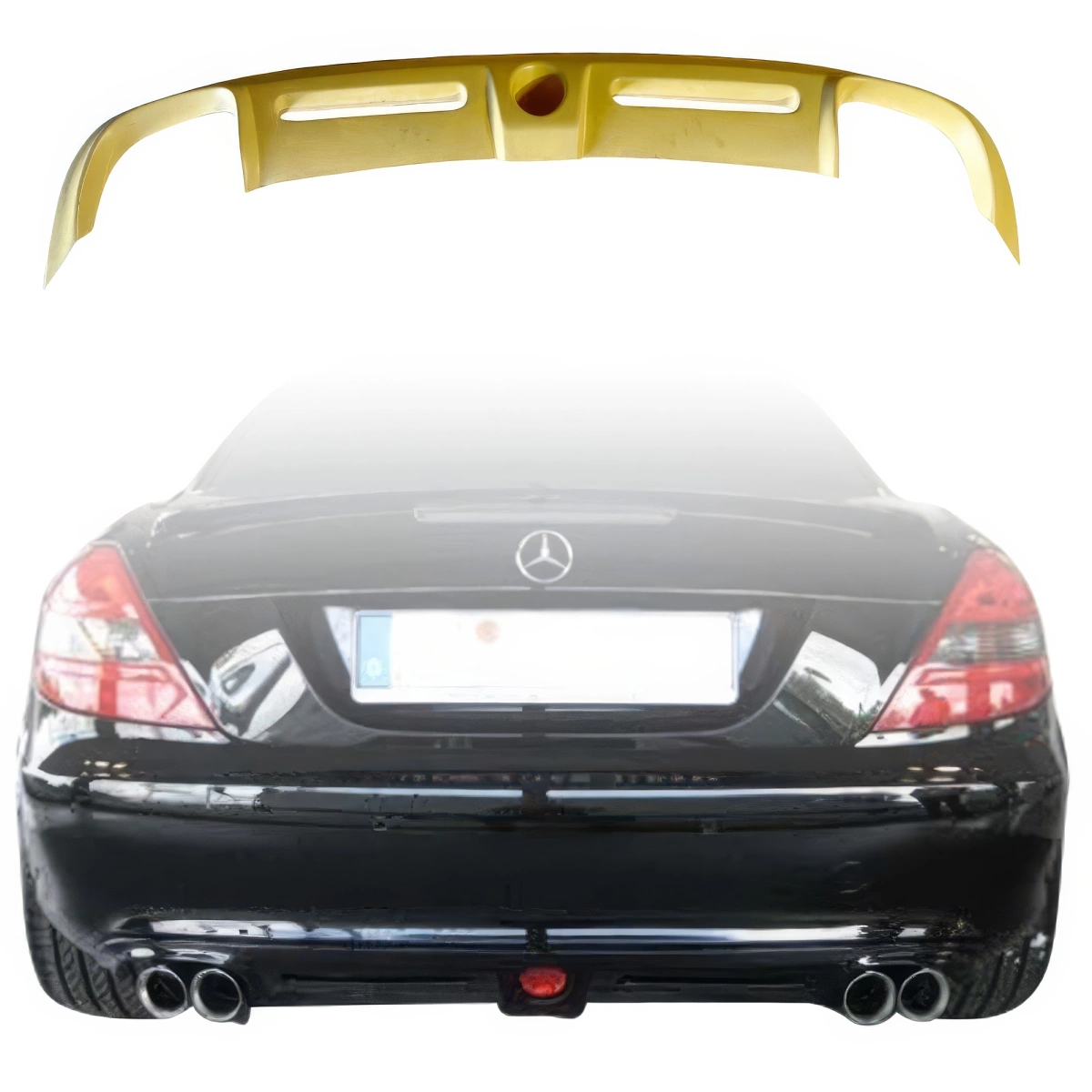 Modify your Mercedes-Benz SLK-Class 2009 with our Exterior/Rear Lips - 1