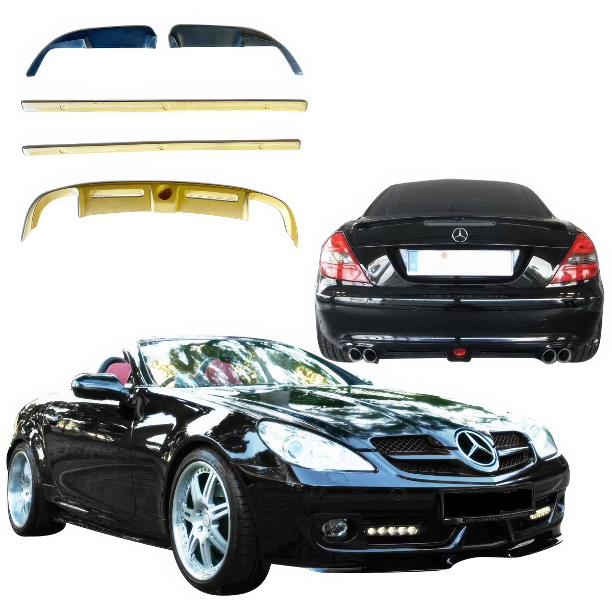 Modify your Mercedes-Benz SLK-Class 2009 with our Exterior/Complete Body Kits - 1