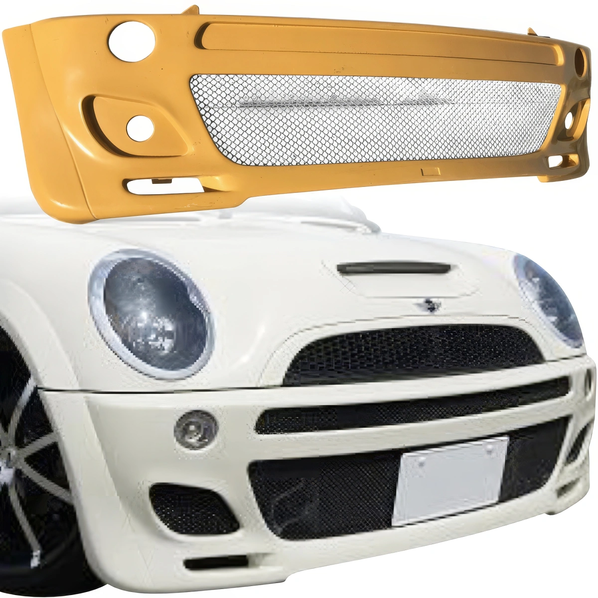 Modify your Mini Cooper 2002 with our Exterior/Front Bumpers - 1