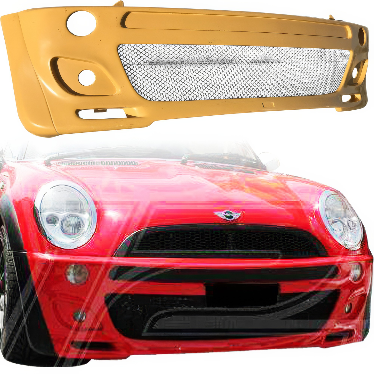 Modify your Mini Cooper 2002 with our Exterior/Front Bumpers or Lips - 