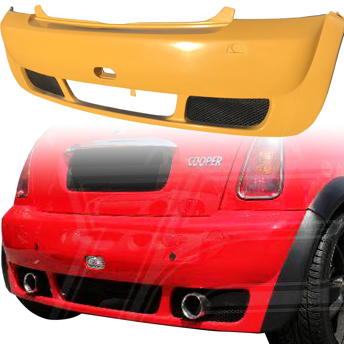 Modify your Mini Cooper 2002 with our Exterior/Rear Bumpers - 6