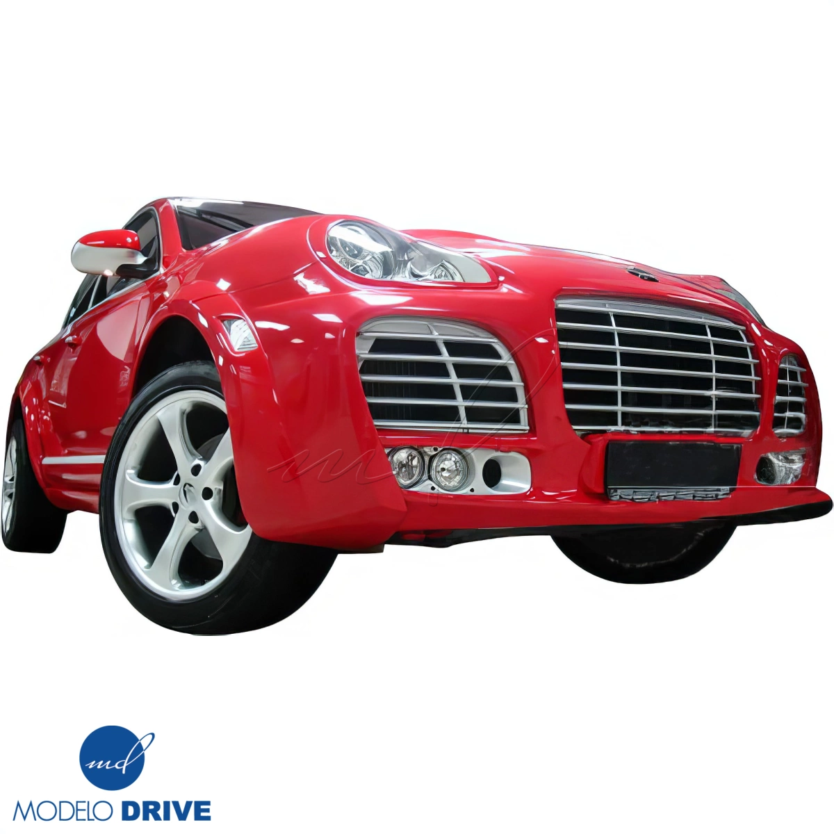 Modify your Porsche Cayenne 2004 with our Exterior/Front Bumpers - 6