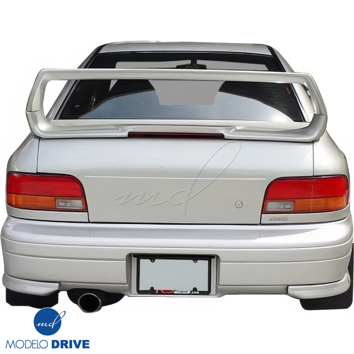 ModeloDrive FRP STi V5 Look Spoiler Wing /w LED > Subaru