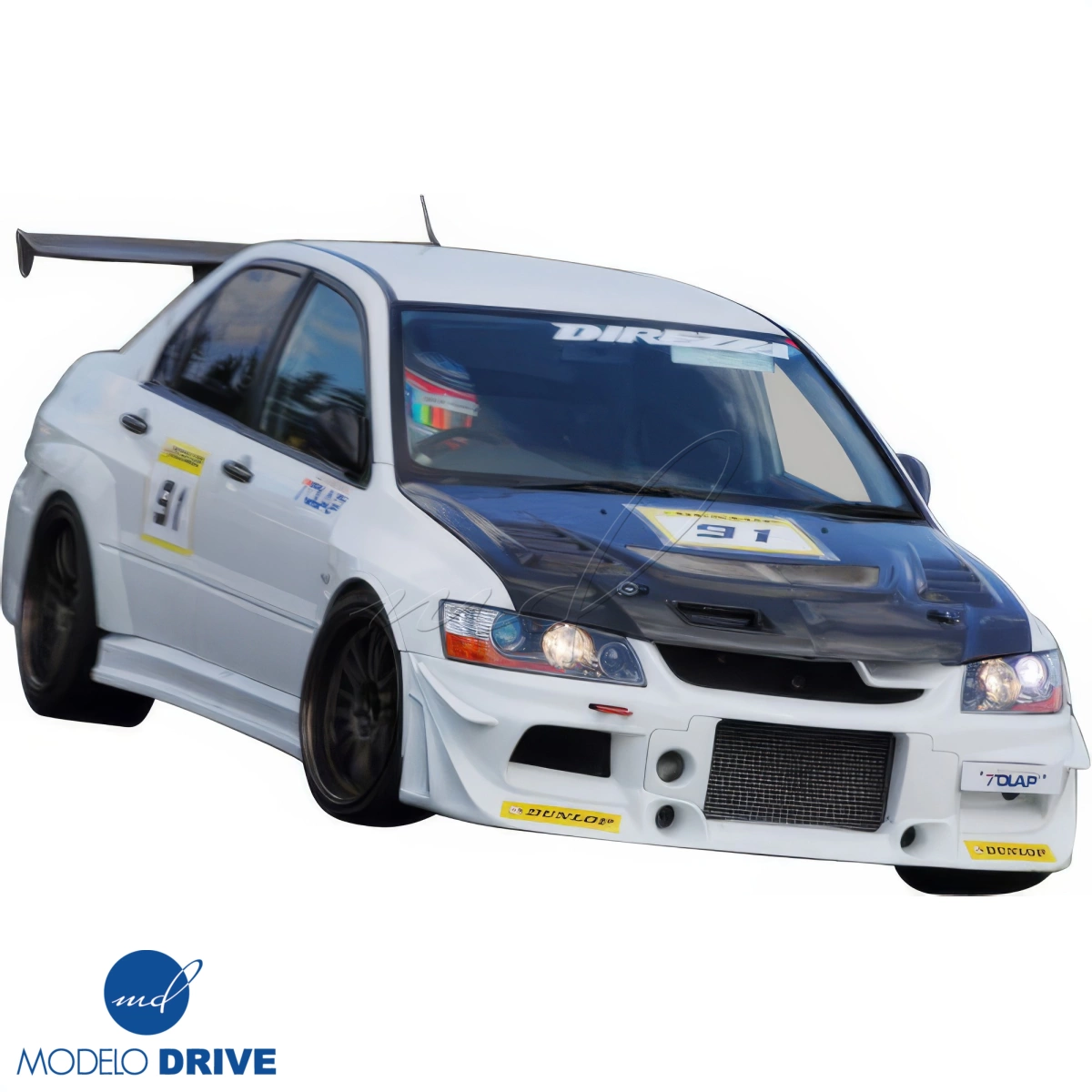 Modify your Mitsubishi Evolution 2003 with our Exterior/Hoods - 7