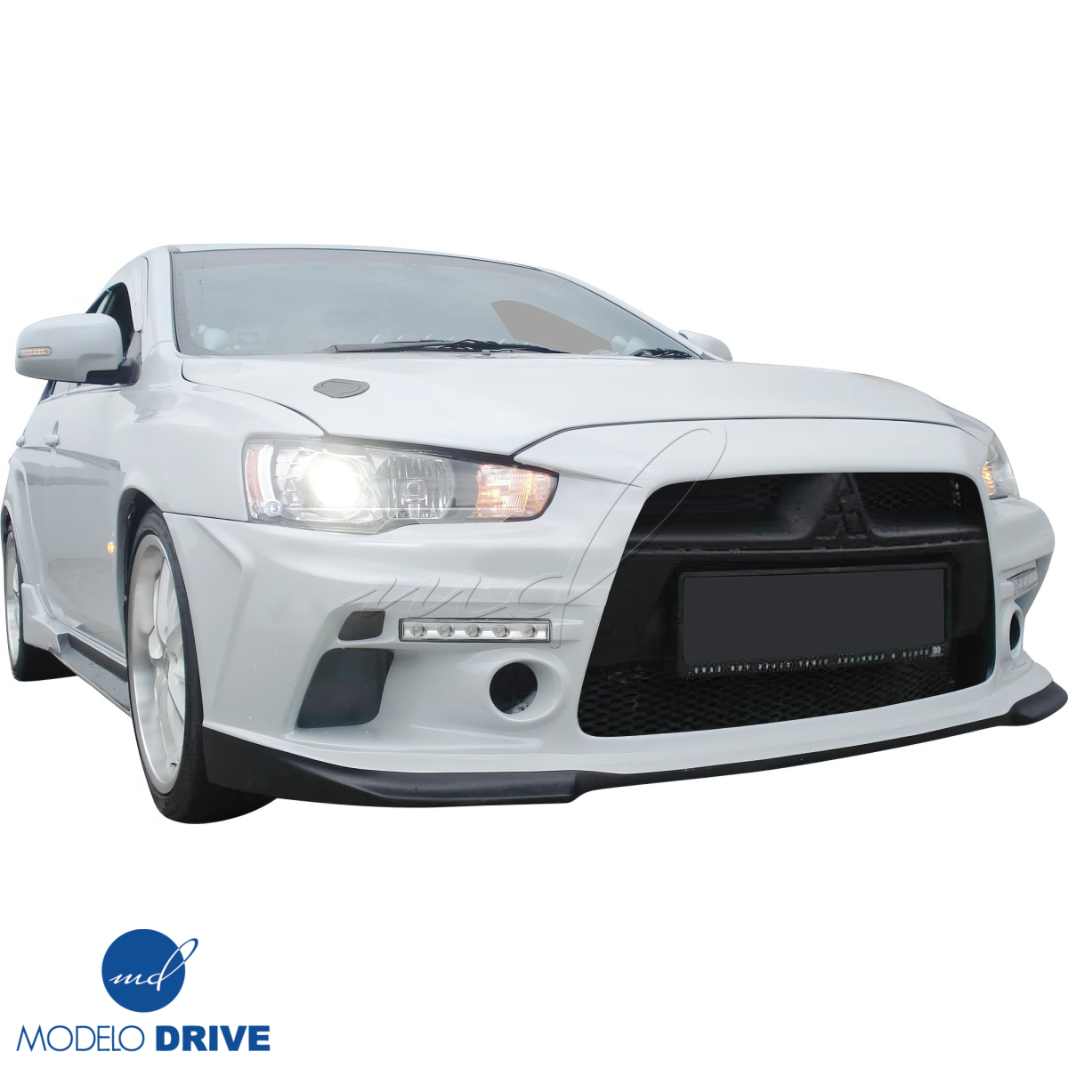 Modify your Mitsubishi Lancer 2010 with our Exterior/Front Bumpers or Lips - 