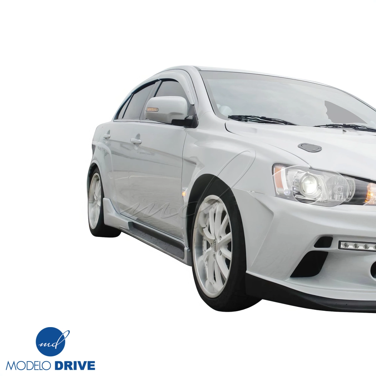 Modify your Mitsubishi Lancer 2010 with our Exterior/Side Skirts - 6