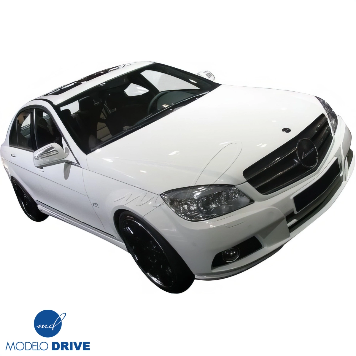 Modify your Mercedes-Benz C-Class 2008 with our Exterior/Front Bumpers - 2