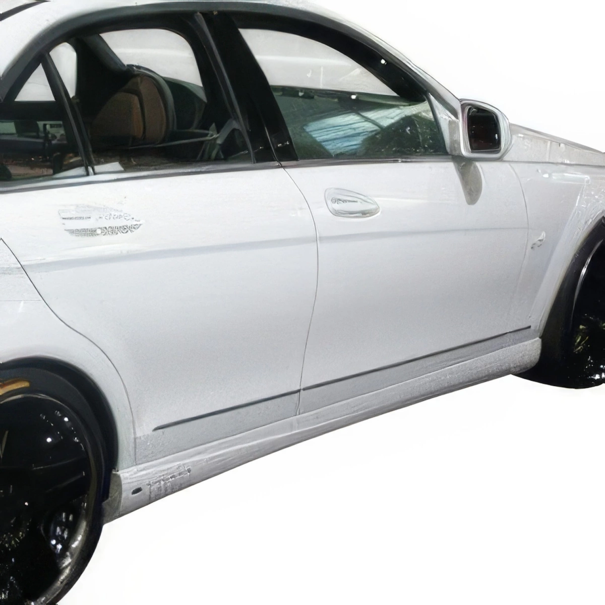 Modify your Mercedes-Benz C-Class 2008 with our Exterior/Side Skirts - 1