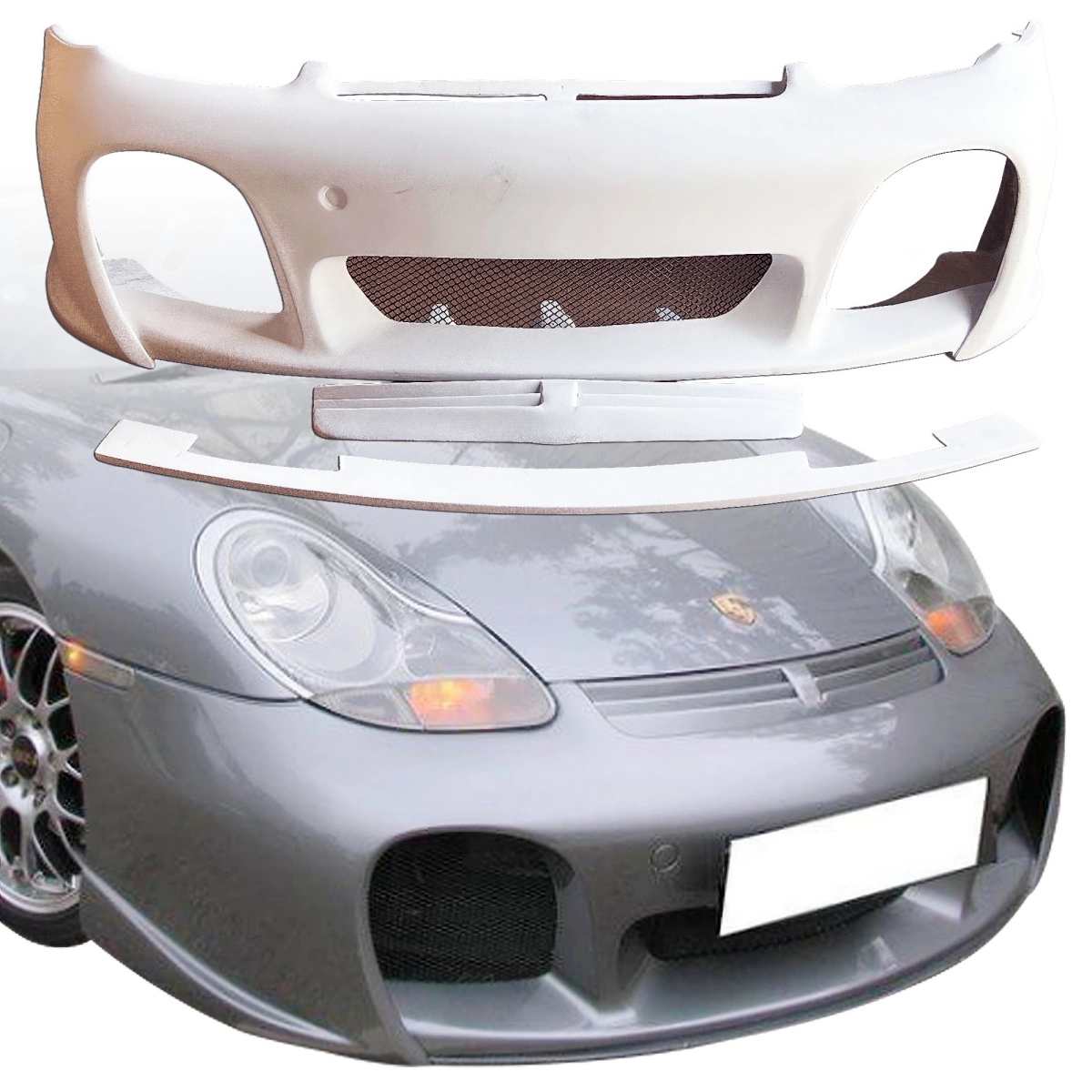 Modify your Porsche Boxster 1997 with our Exterior/Front Bumpers - 6