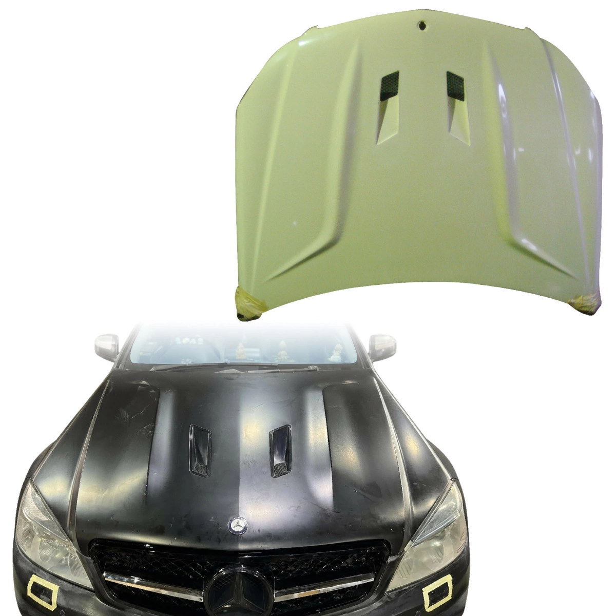 Modify your Mercedes-Benz C-Class 2012 with our Exterior/Hoods - 10