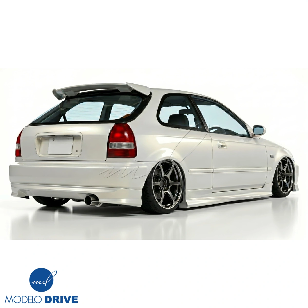 Modify your Honda Civic 1996 with our Exterior/Rear Lips - 4
