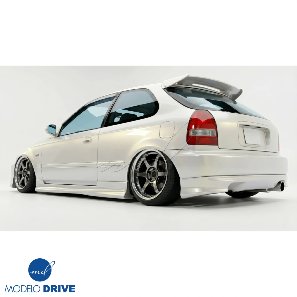 Modify your Honda Civic 1996 with our Exterior/Rear Lips - 5