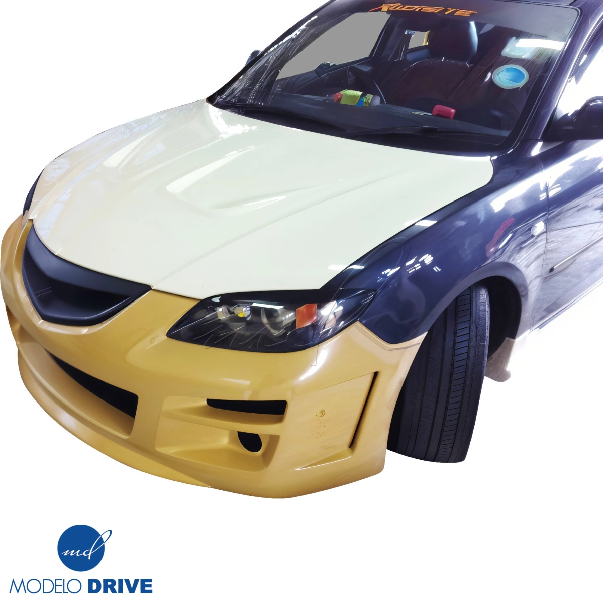 Modify your Mazda 3 2004 with our Exterior/Hoods - 5