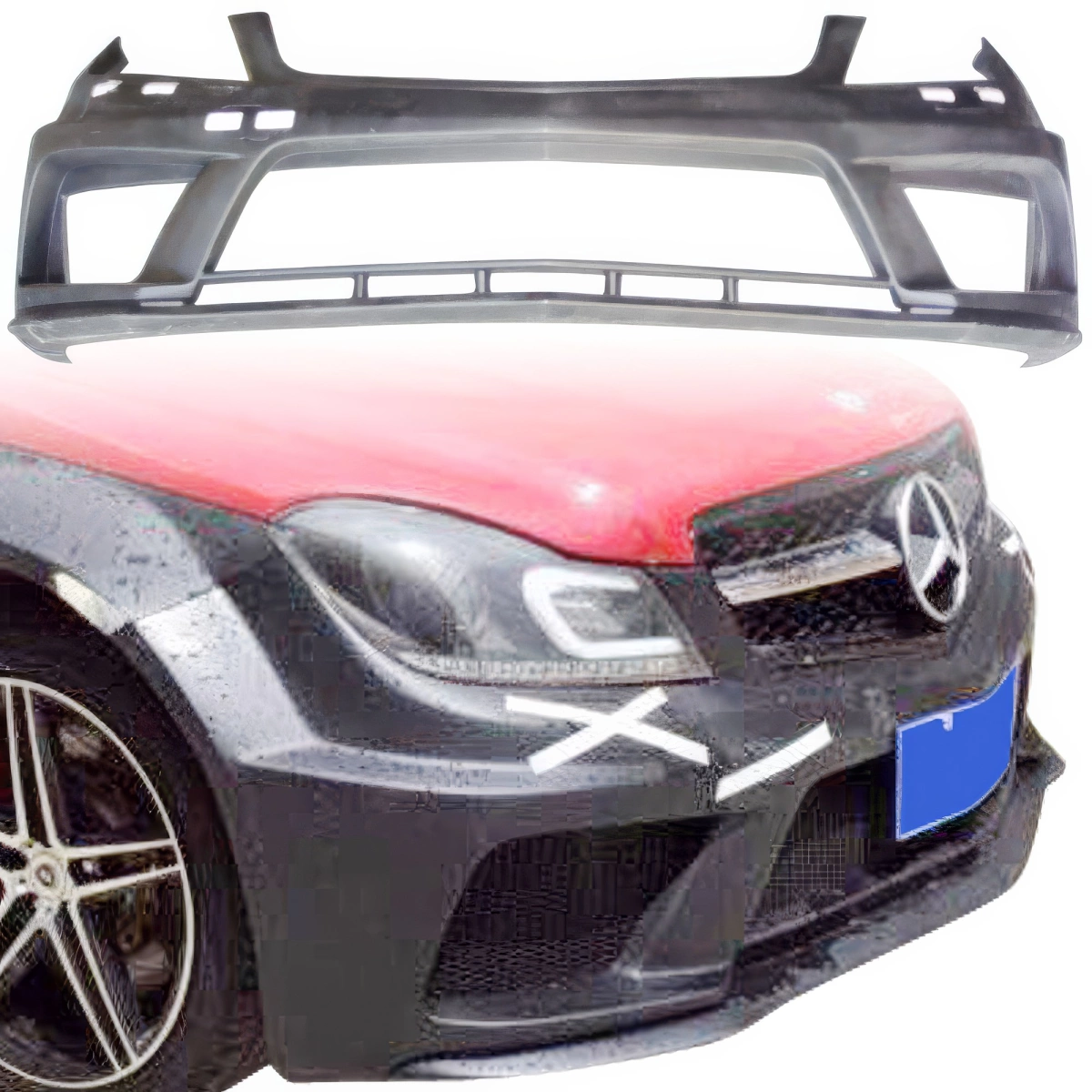 Modify your Mercedes-Benz C-Class 2012 with our Exterior/Complete Body Kits - 4