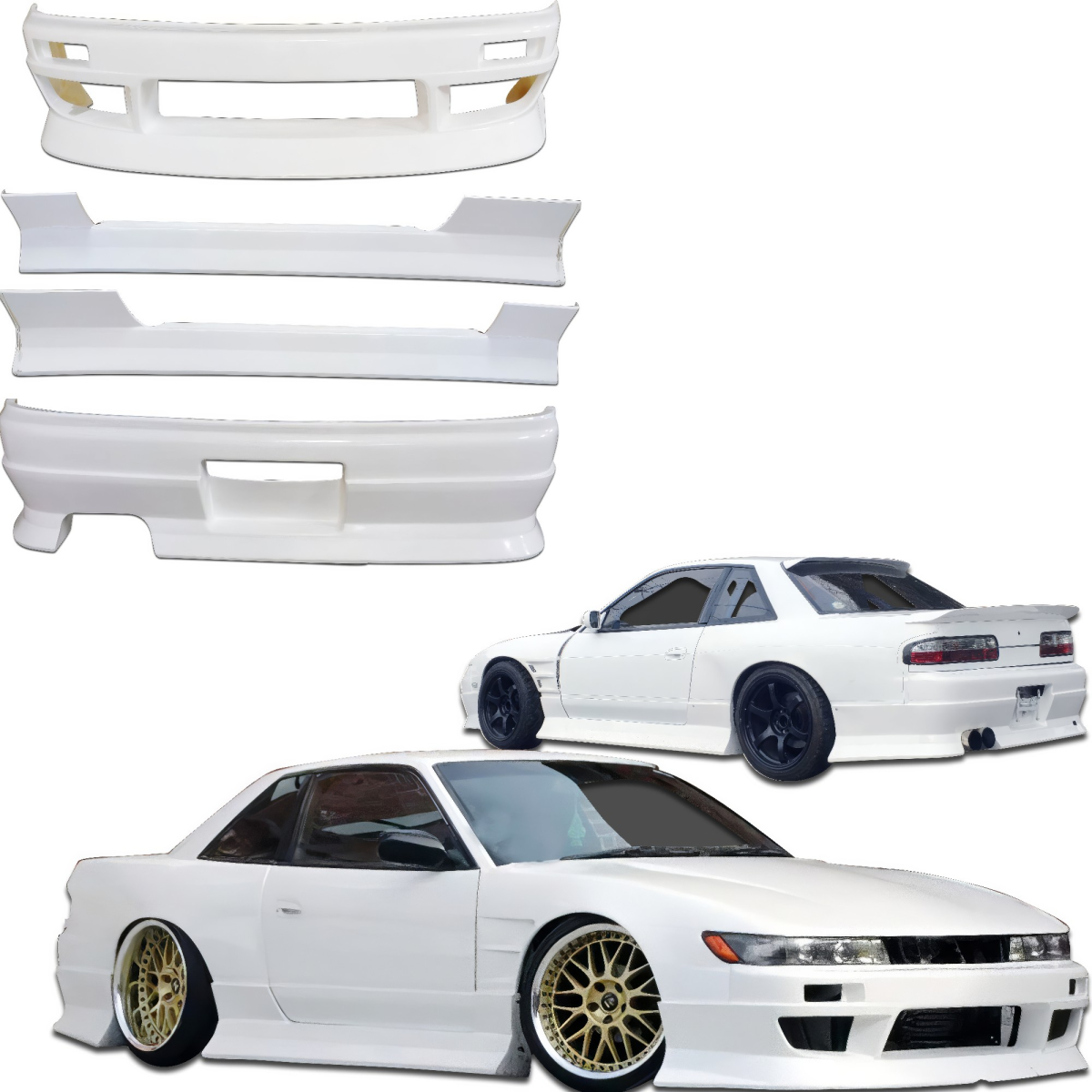 Modify your Nissan Silvia 1989 with our Exterior/Complete Body Kits - 