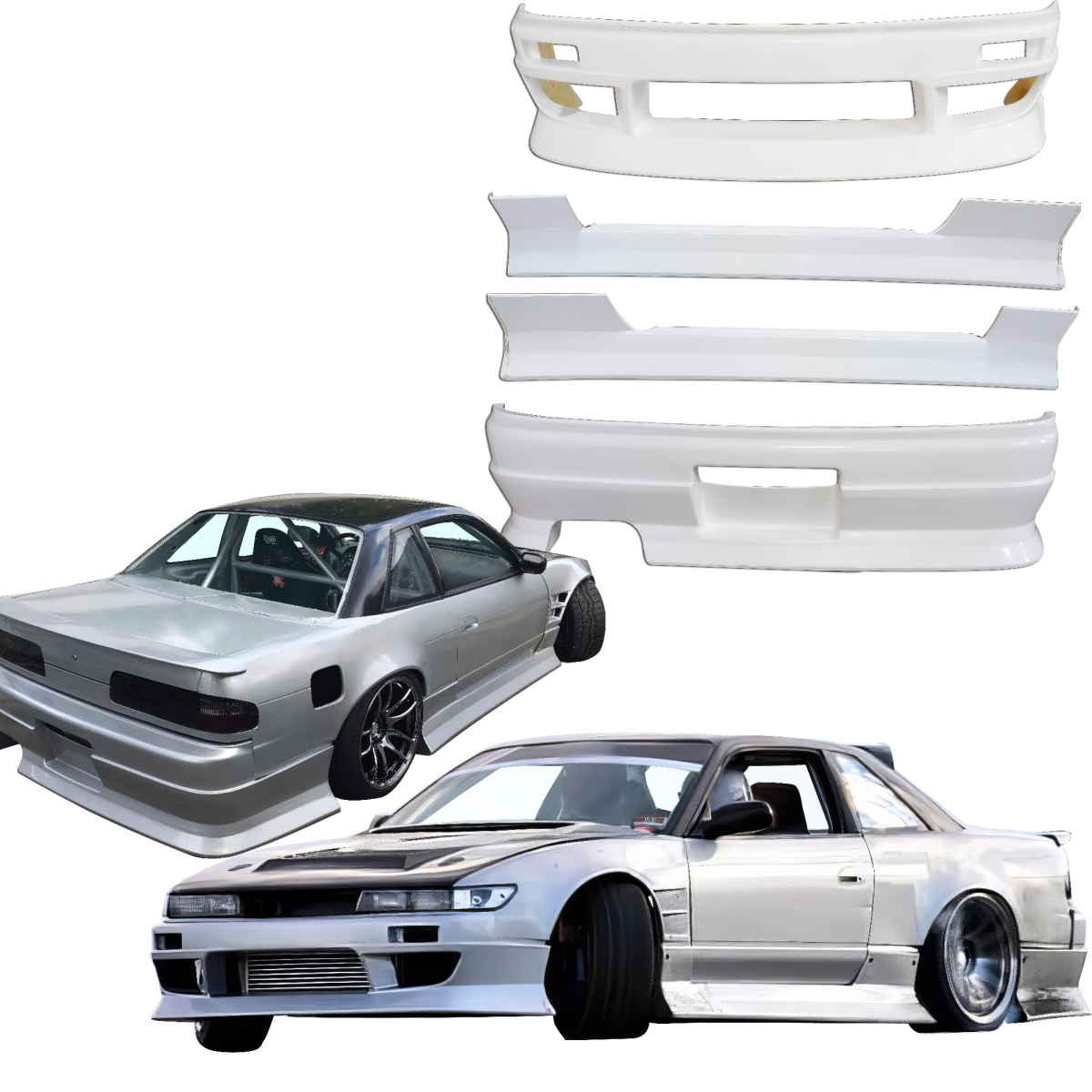 Modify your Nissan Silvia 1989 with our Exterior/Complete Body Kits - 