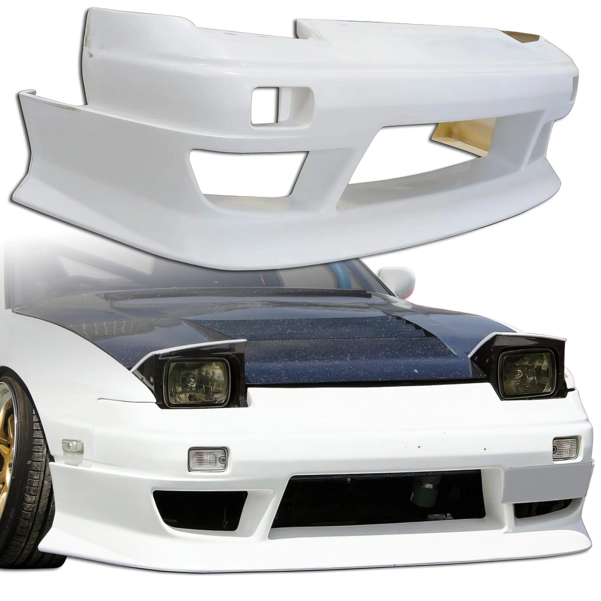 Modify your Nissan 240SX 1989 with our Exterior/Front Bumpers - 1