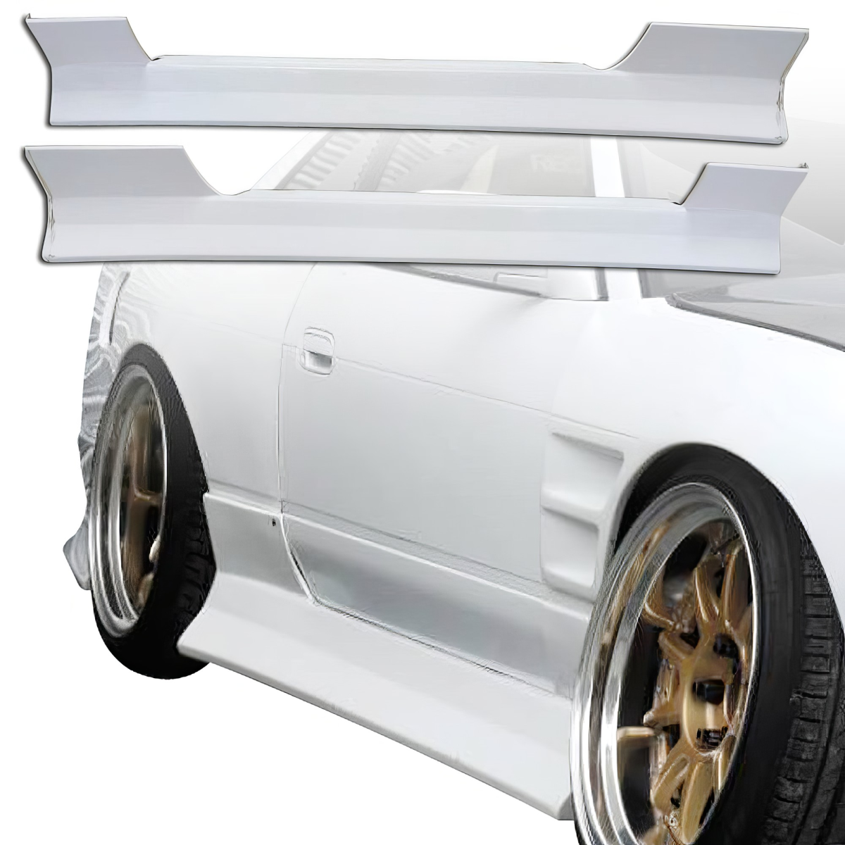 Modify your Nissan 240SX 1989 with our Exterior/Side Skirts - 