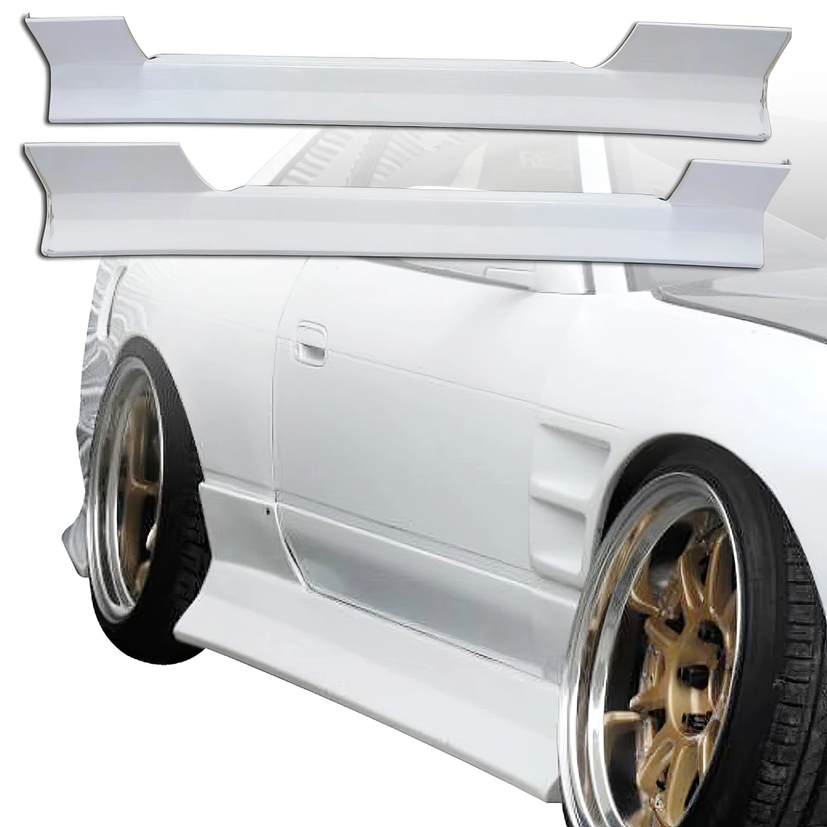 Modify your Nissan 240SX 1989 with our Exterior/Side Skirts - 1