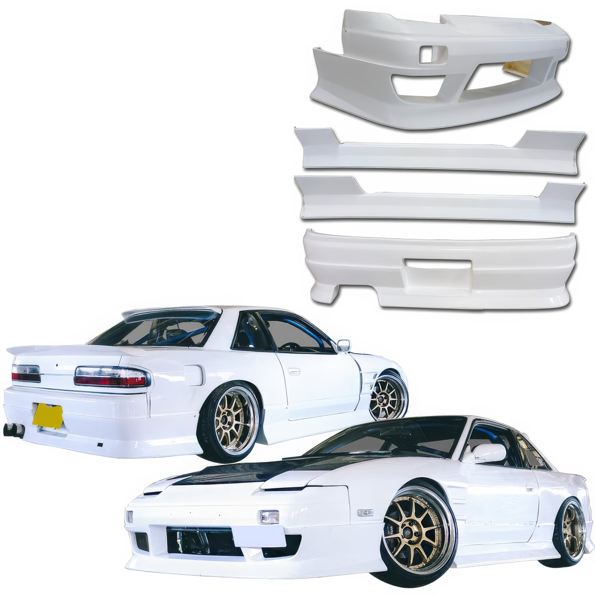 Modify your Nissan 240SX 1989 with our Exterior/Complete Body Kits - 