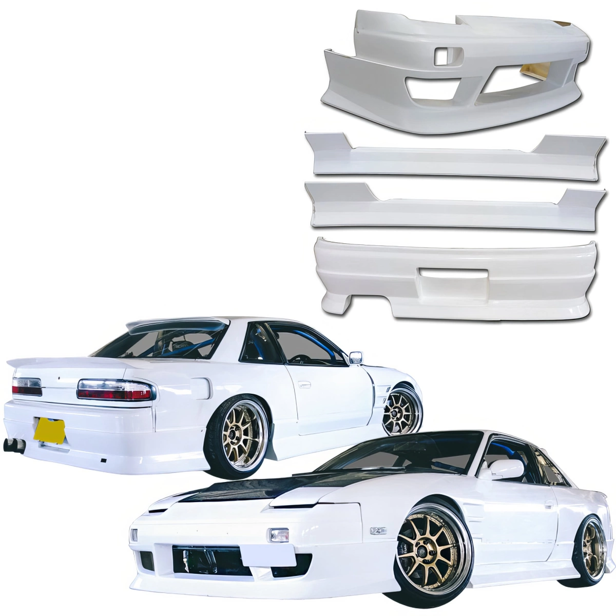 Modify your Nissan 240SX 1989 with our Exterior/Complete Body Kits - 1