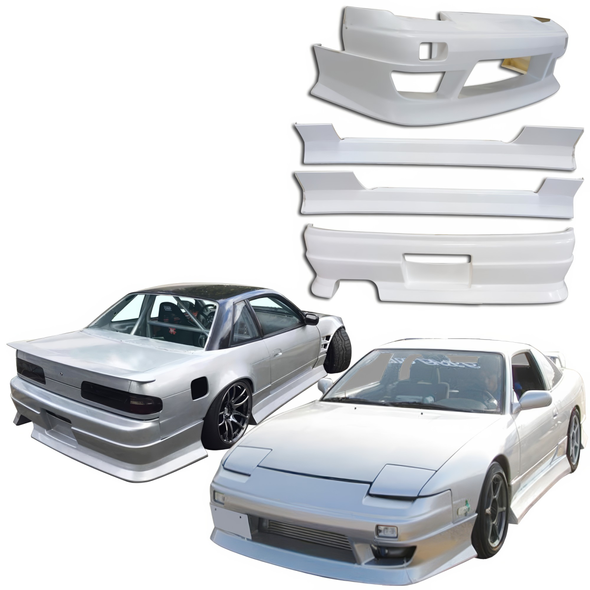 Modify your Nissan 240SX 1989 with our Exterior/Complete Body Kits - 